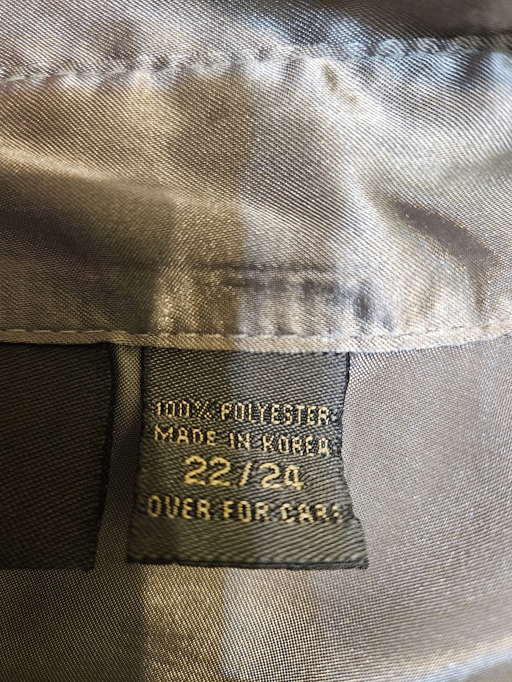 Lane Bryant Designs Top Shiny Satin Button-Front Shirt - Champagne Green - Picture 6 of 10